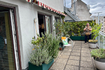 Auf der gro&szlig;z&uuml;gigen Terrasse; &copy; B. Sulzgruber